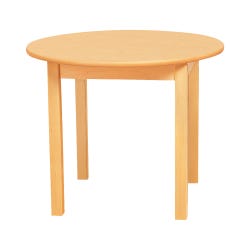 Childcraft Wood Table, Laminate Top, Round, 30 x 24 Inches