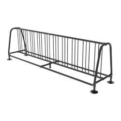 Ultra Site Double-Sided Starter Portable Institutional Bicycle Rack, 8 ft L, 16 Bikes, Steel, Galvanized, Item Number 631734