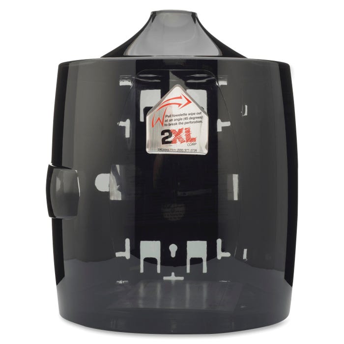 2XL GymWipes Touchless Wall Dispenser, Smoke/Gray