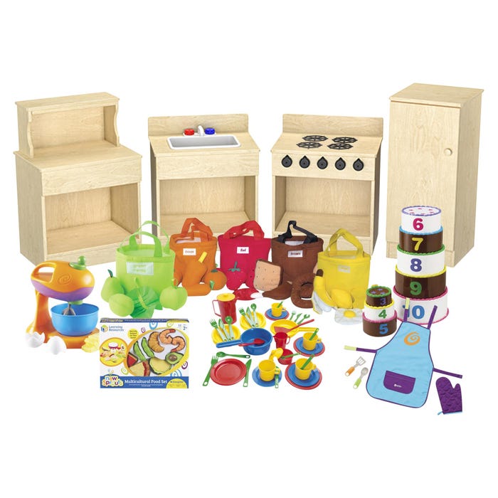 Toddler Dramatic Play Kitchen Bundle