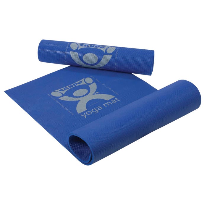 CanDo Yoga Mat, 68 x 24 x 1/4 Inches, Blue