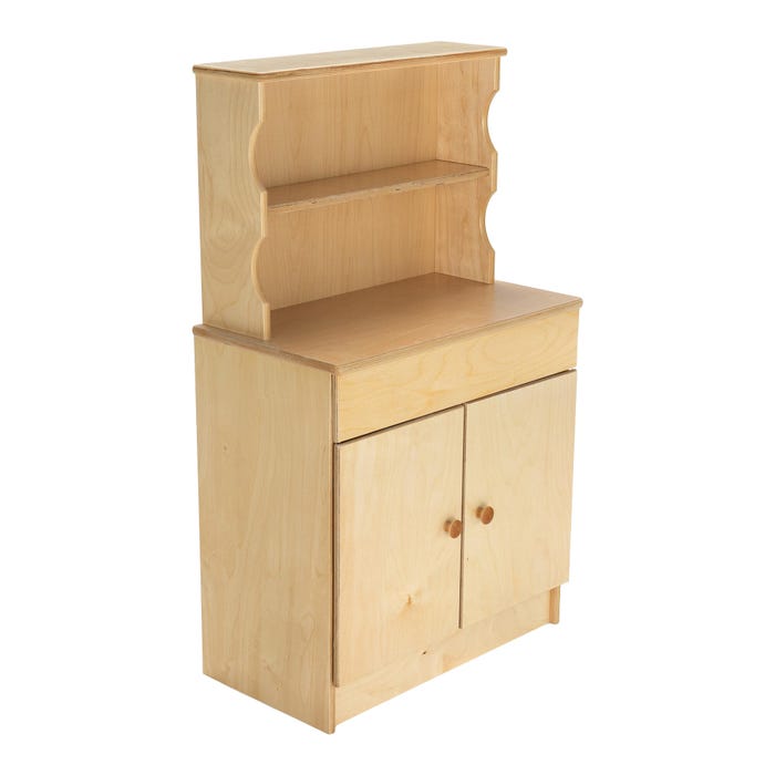 Childcraft Traditional Play Kitchen Hutch, Wooden, 24 x 13-3/8 x 40-7/8 Inches