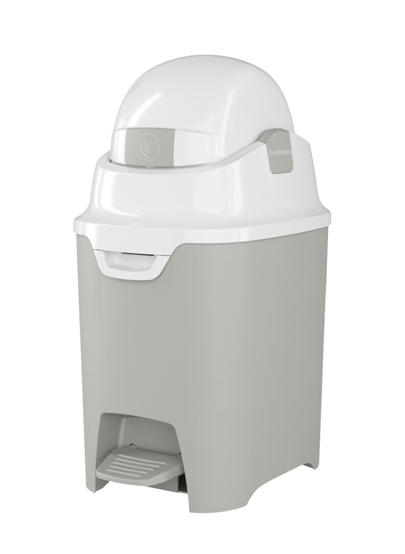 Foundations Premium Hands-Free Small Diaper Pail 2144263