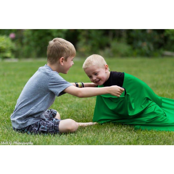 Abilitations Resistance Toddler Tunnel, 9 Feet, Blue and Green