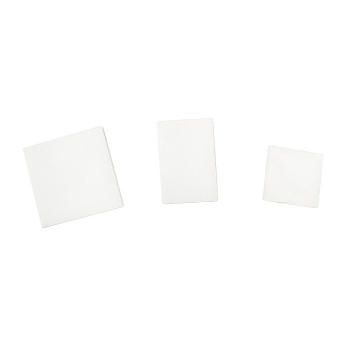 Mini Canvas, White, Assorted Sizes, Pack of 180