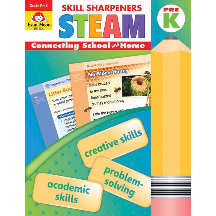 Evan-Moor Skill Sharpeners STEAM, Grade PreK