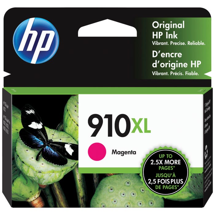 HP 910XL Ink Cartridge, 3YL63AN, Magenta