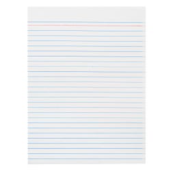School Smart Theme Paper with Red Headline and No Margin, 8 x 10-1/2 Inches, 500 Sheets 085444