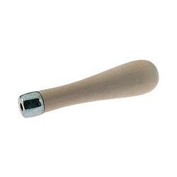 Cooper Group Twist On Type C Carded File Handle with 6 and 8 Inches File, Size 2, 4-1/2 Inches L, Wood 1047751