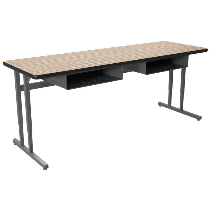 Classroom Select Advocate Pedestal Leg Two Student Desk