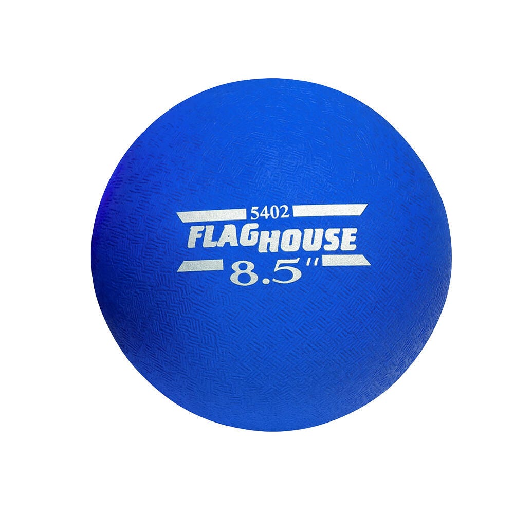 FlagHouse Long-Lasting 3-Ply Playground Ball, 8-1/2 Inches, Blue 2120390