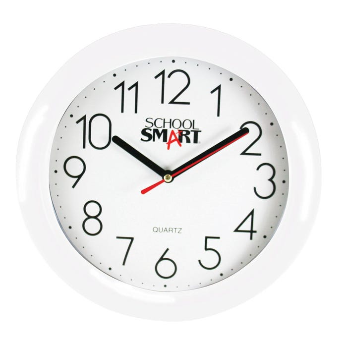 School Smart Wall Clock, 10 Inches