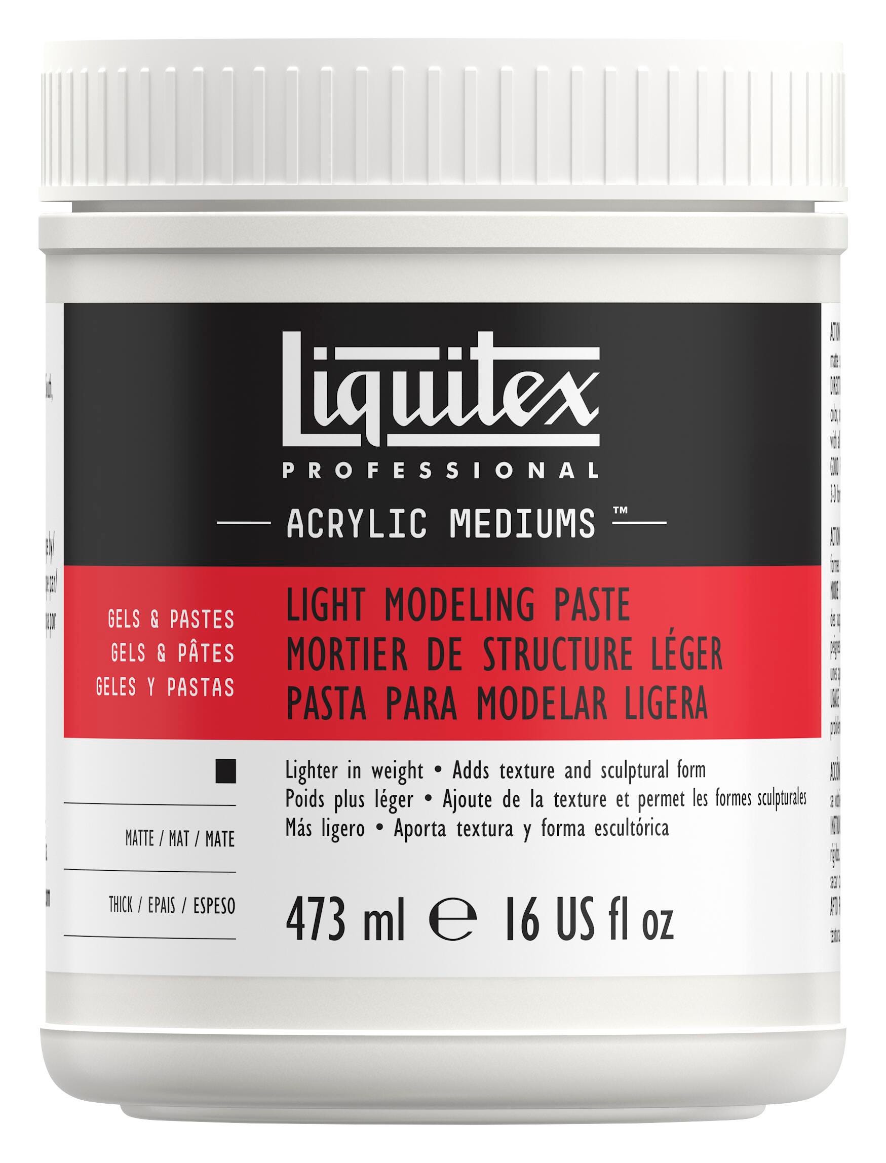 Liquitex Light Modeling Paste, 16 Ounces Item Number 423266