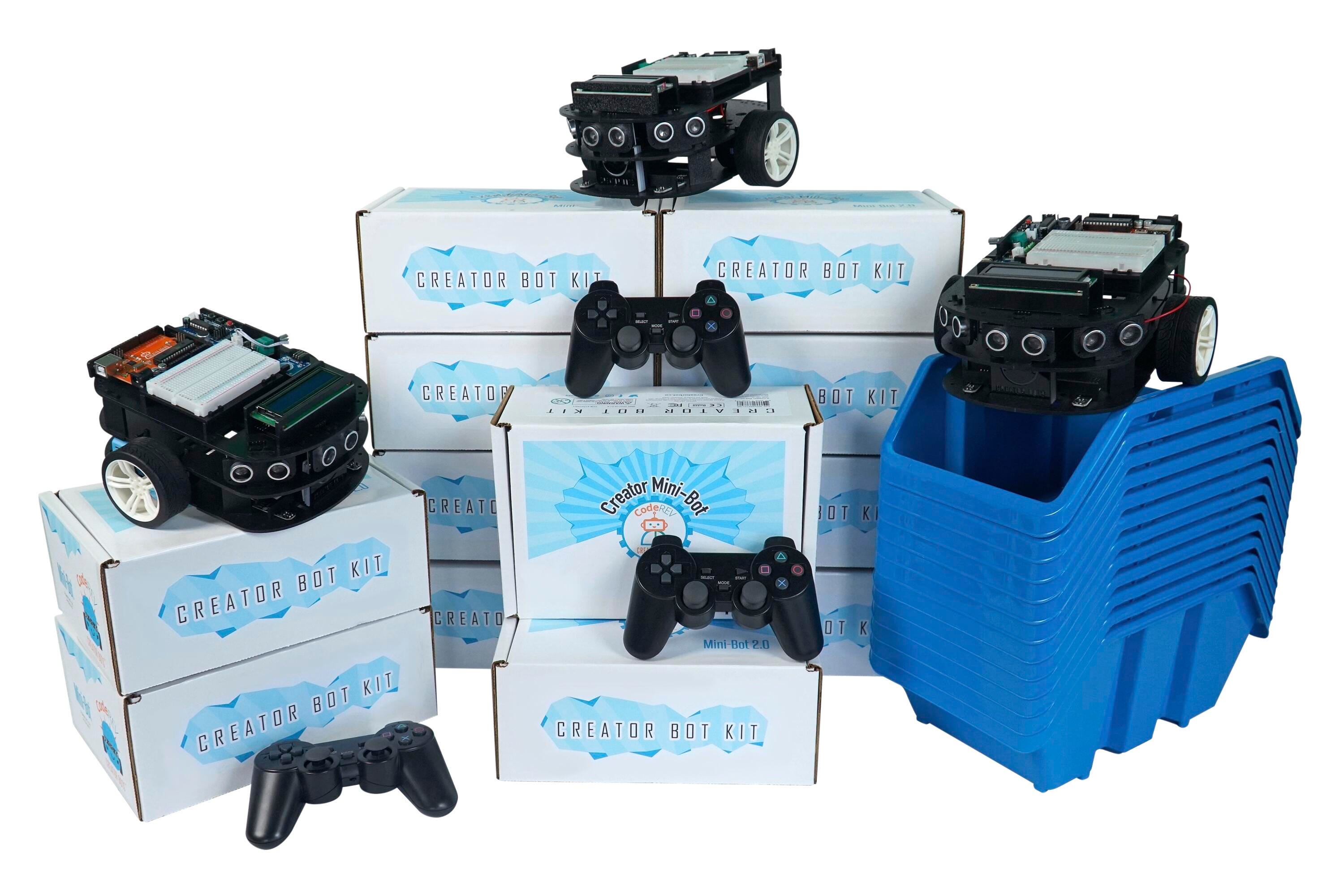 Code Rev Kids Creator Mini-bot Classroom, Set of 12 2119673