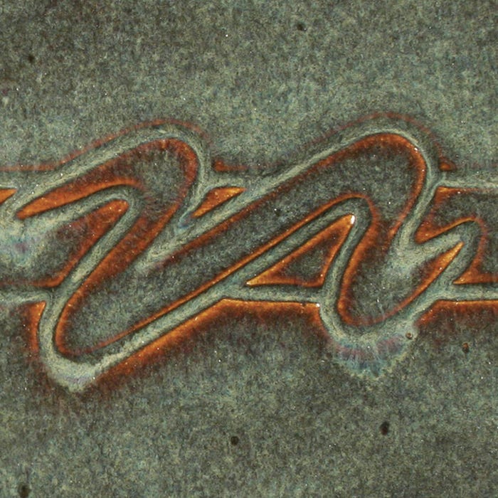 AMACO Potter's Choice Glaze, PC-33 Iron Luster, Opaque, Pint