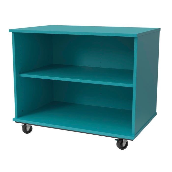 Classroom Select Expanse Series Storage Bookcase with Casters, Single Sided