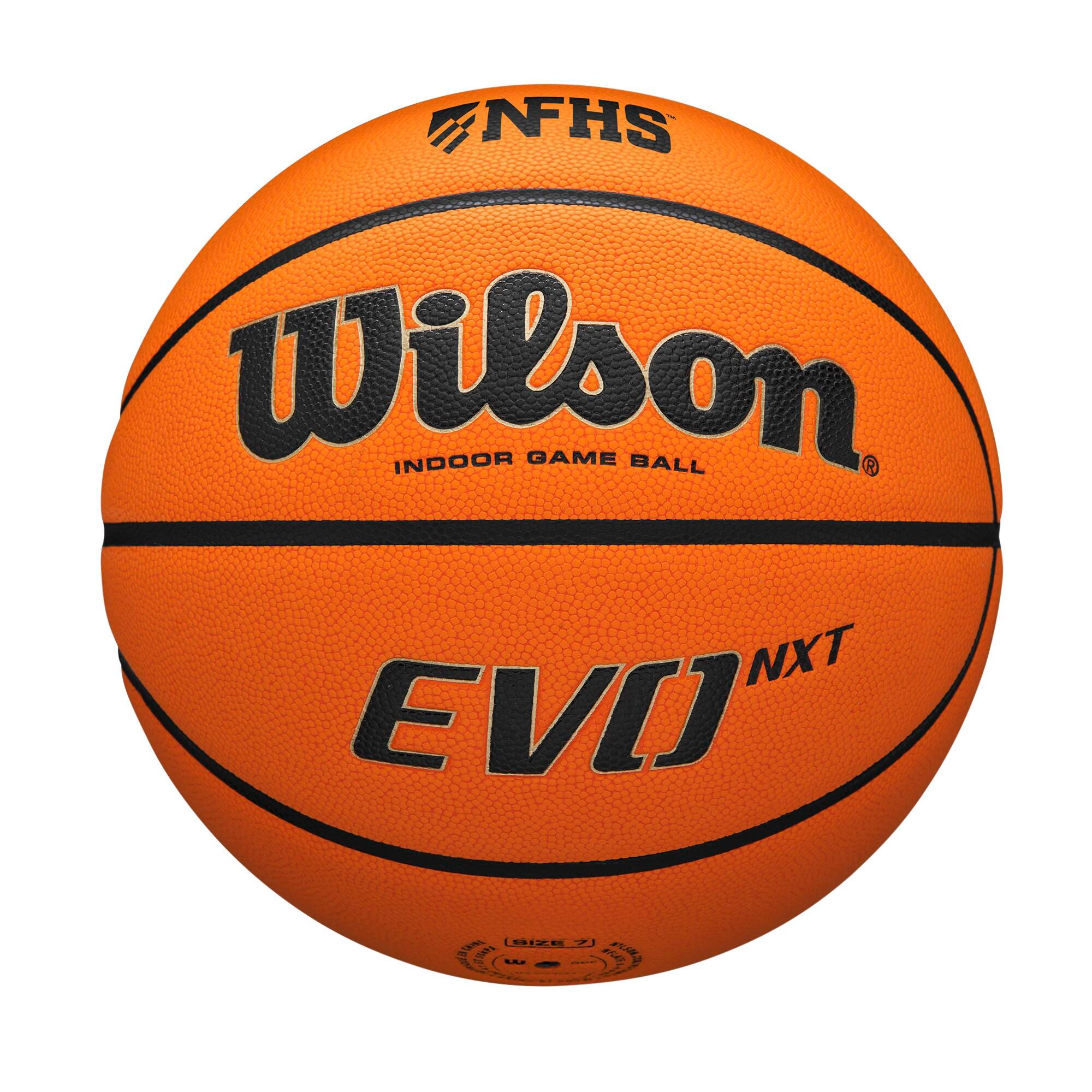 Wilson NCAA EVO NXT Game Basketball, 29-1/2 Inch Diameter, Item Number 2092316