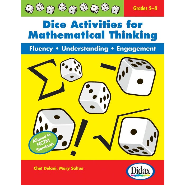 Didax Dice Activities for Mathematical Thinking