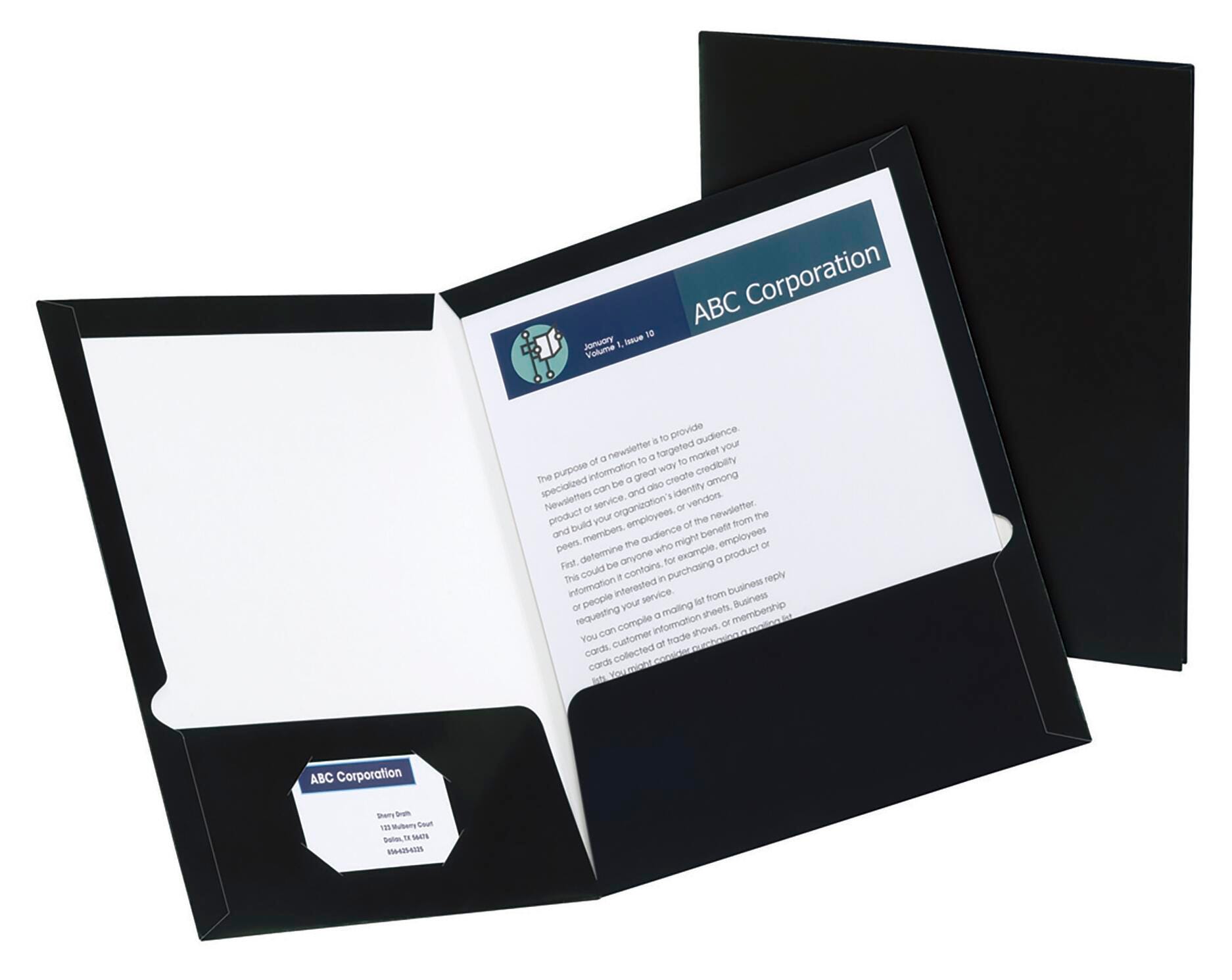 2 Pocket Folders , Item Number 090529