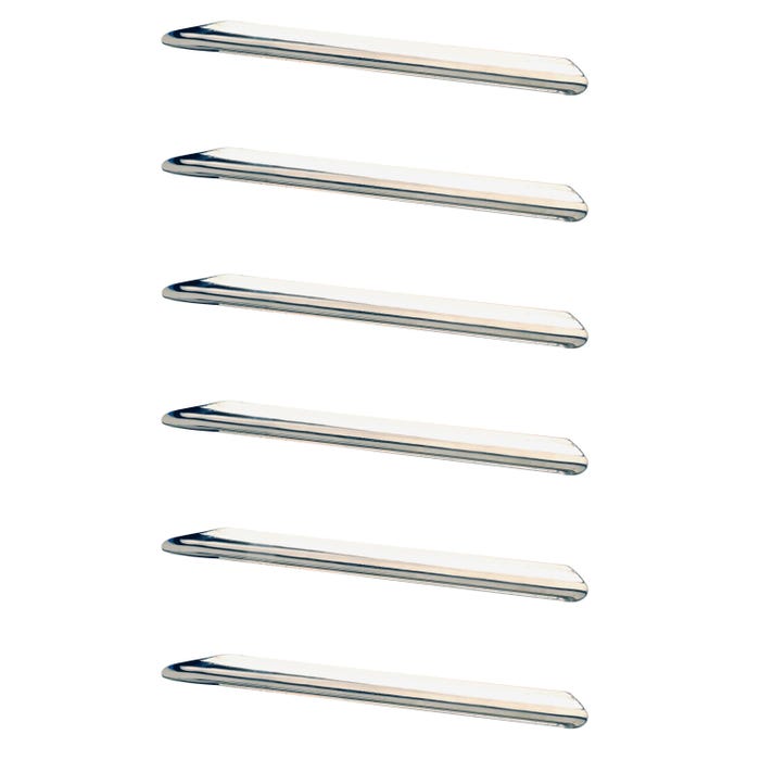 Eisco Labs Scoop with Spatula, Metal, Pack of 6