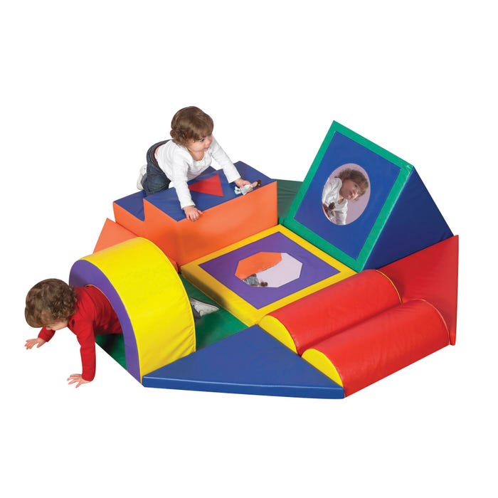 Children's Factory Shape and Play Obstacle Course, 60 x 60 x 18 Inches