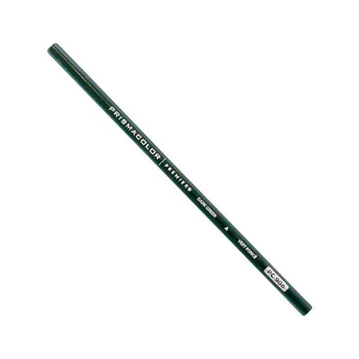 Prismacolor Premier Soft Core Colored Pencil, Dark Green 908, Each