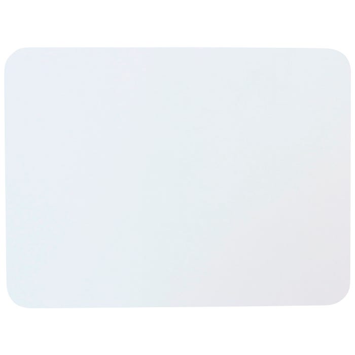 School Smart Student Dry Erase Board, Double-Sided, Plain, 12 x 18 Inches, Pack of 10