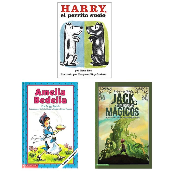 Achieve It! Favorite Storybook Characters Spanish Set: Variety Book Pack, Grades 1 to 2, Set of 10