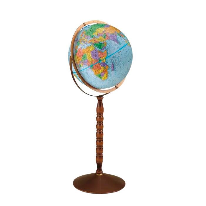 Replogle Treasury Blue Ocean Raised Relief Floor World Globe