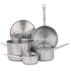 Vollrath Optio Seven-Piece Stainless Steel Cookware Set