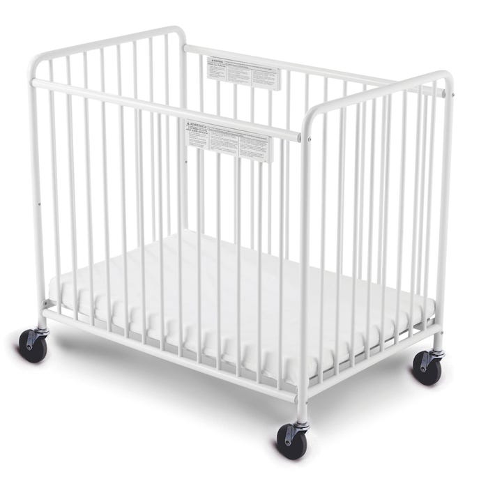 Foundations Slatted Crib, 40-1/2 x 26 x 35 Inches, Steel