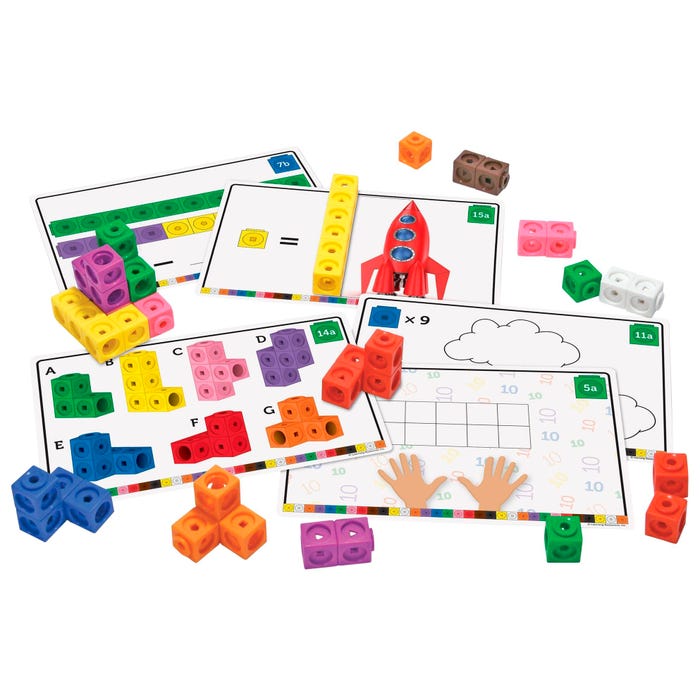Learning Resources Mathlink Cubes Early Math Activity Set