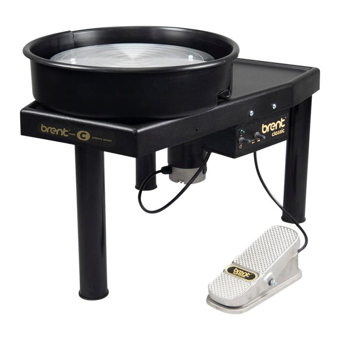 Brent Model C Pottery Wheel, 7 Amp Motor, 3/4 HP, Black