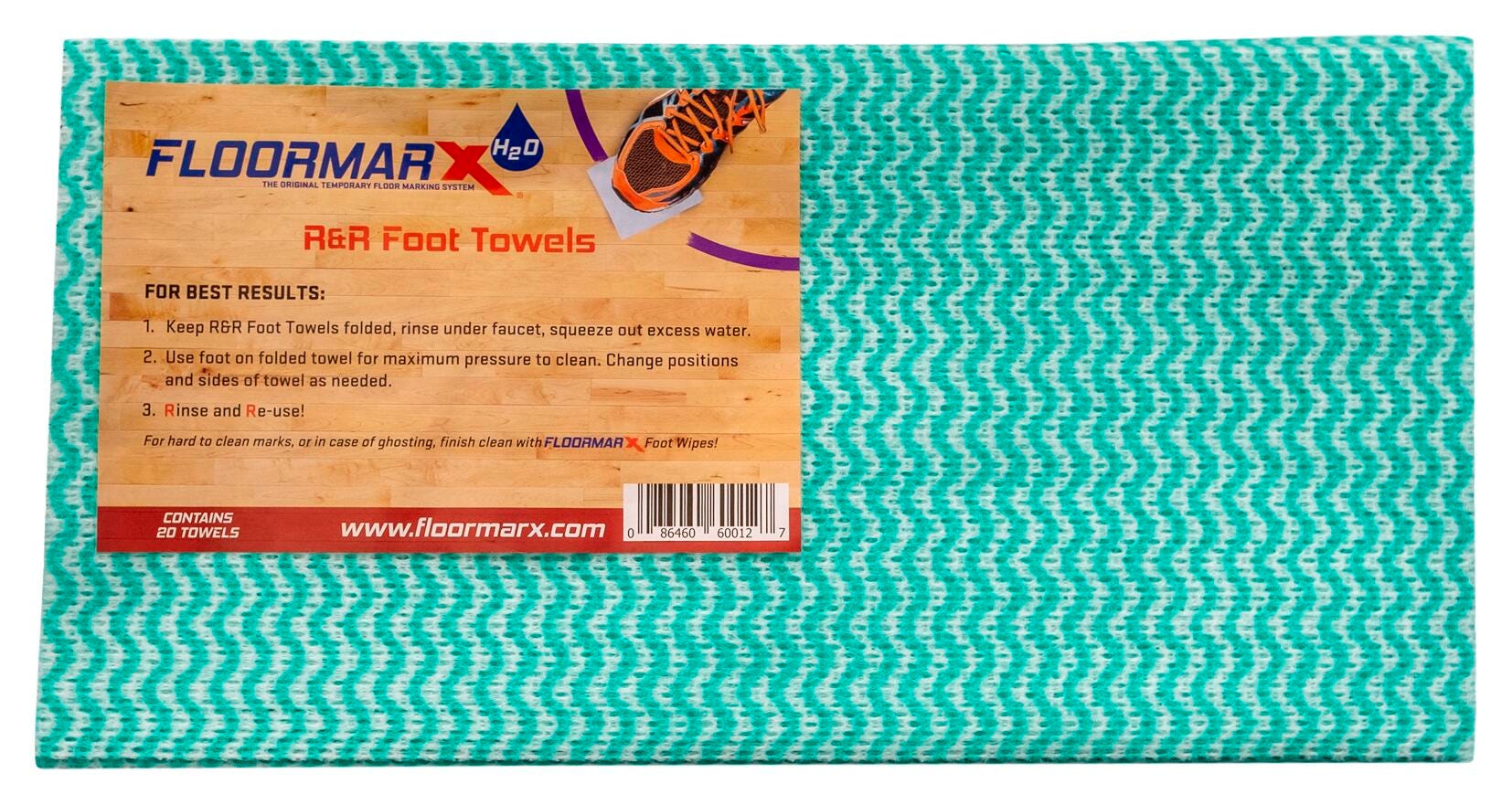 FloormarX H2O R&R Foot Towel, 1000 Count 2152780