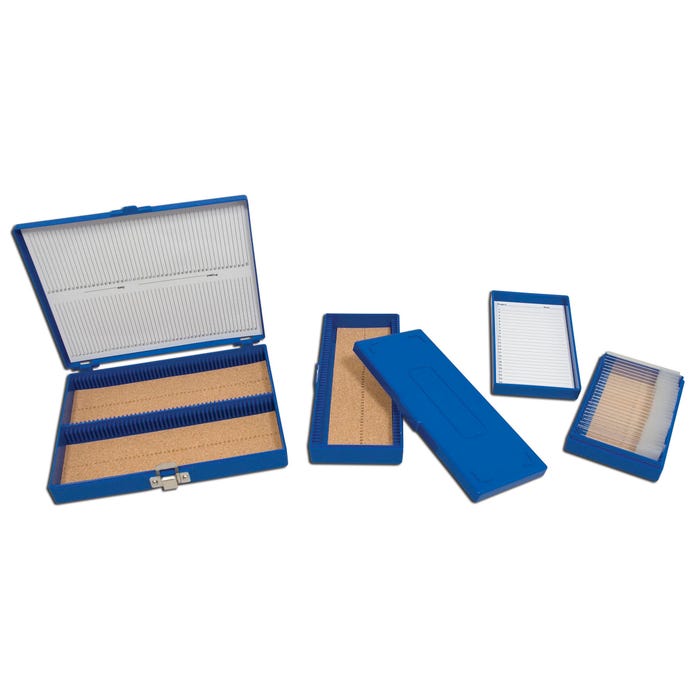 Heathrow Cork Lined Slide Box, Holds 25 Slides