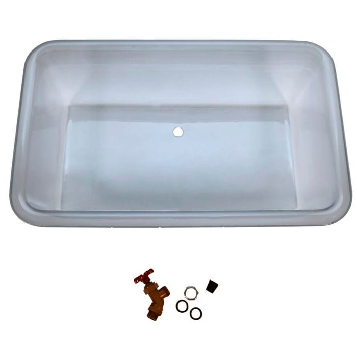 Childcraft Heavy-Duty Plastic Replacement Tub, 30 x 18 x 8 Inches, Clear