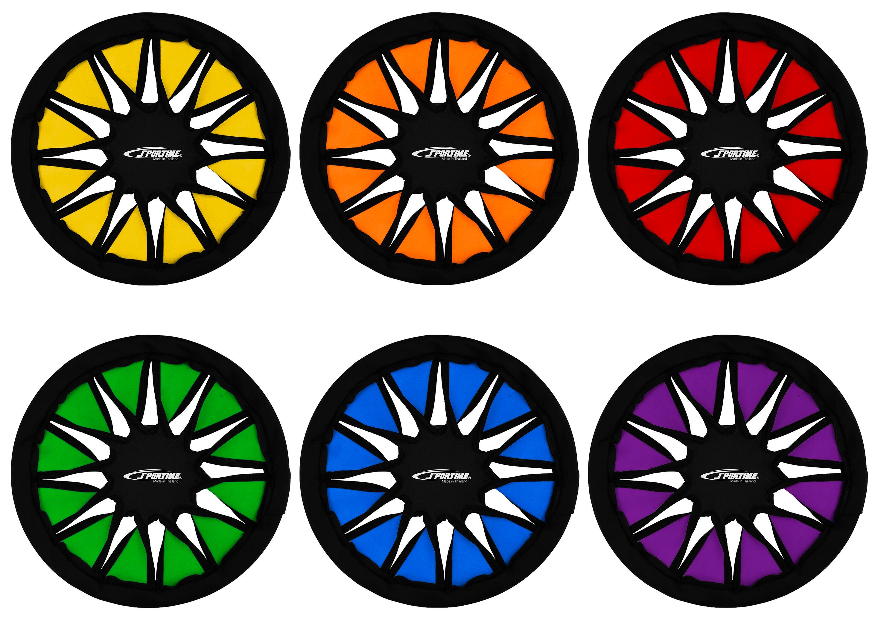 Sportime ColorTwist Flying Disc, Set of 6, Item Number 2094880
