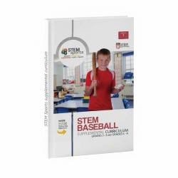 STEM Sports Baseball Curriculum Manual Only, Grades 3 to 5 & 6 to 8
