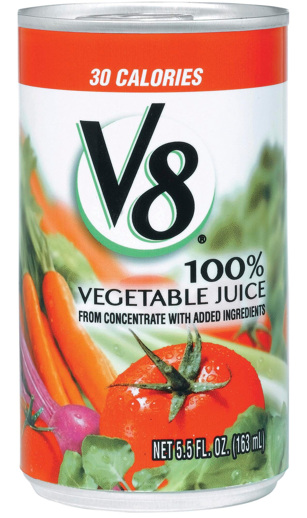 V8 Vegetable Juice, 5-1/2 Ounces, 48 Cans, Item Number 2007206