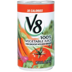 V8 Vegetable Juice, 5-1/2 Ounces, 48 Cans, Item Number 2007206