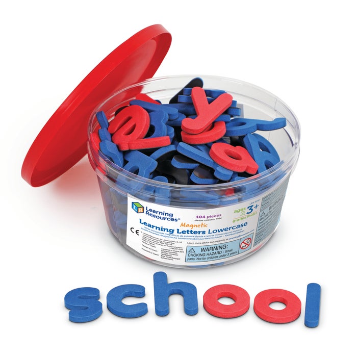 Learning Resources Magnetic Learning Lowercase Letters, 104 Pieces