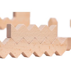 Educational Advantage Zigzag Blocks, Set of 30