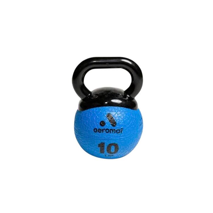 Aeromat Elite Mini Kettlebell, 10 Pounds, Blue