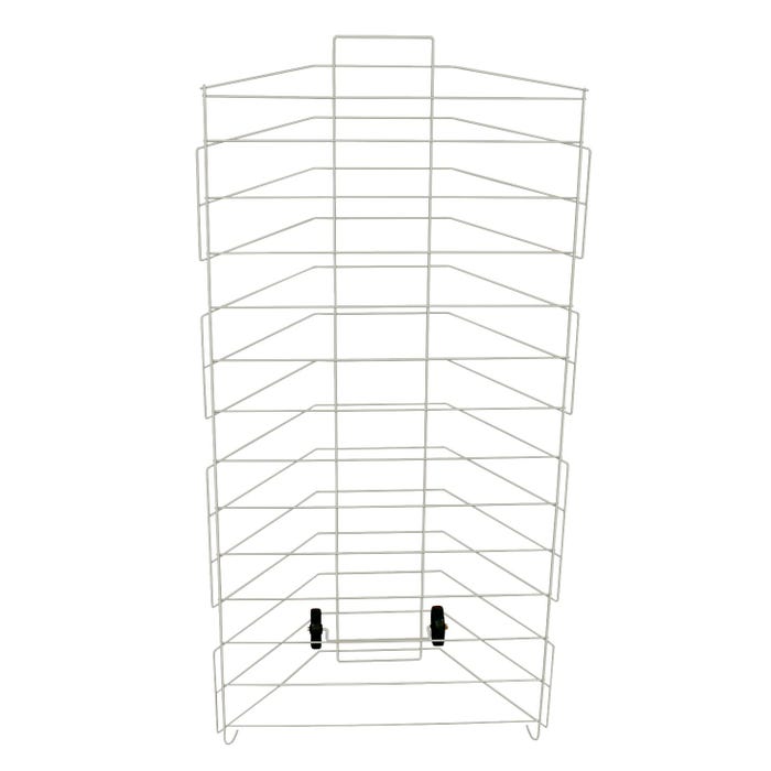 AWT Versa-Rack Rack it Floor Model Drying Rack with Casters, 21-1/2 x 13-1/2 x 43 Inches, 13-Shelves