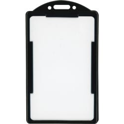 Advantus Card Holders, f/IDs, 2-1/8 x 3-3/8 Inches, Vert, Pack of 25, Black