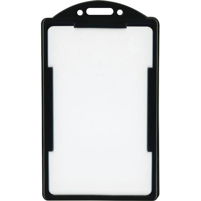 Advantus Card Holders, f/IDs, 2-1/8 x 3-3/8 Inches, Vert, Pack of 25, Black