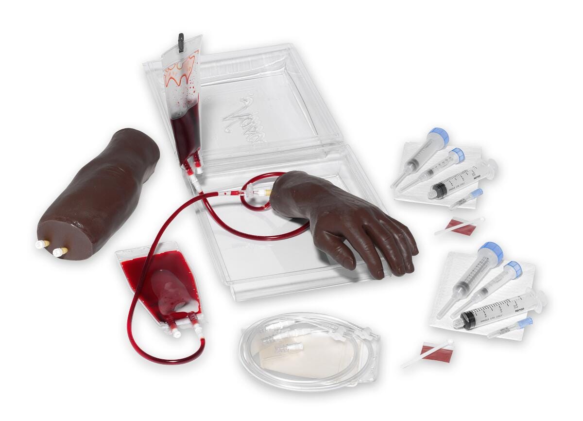 Life/form<span class="s1">®</span> Portable IV Arm and Hand Trainers - Dark