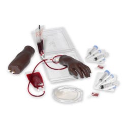 Life/form Portable IV Arm and Hand Trainers, Dark Skin Tone