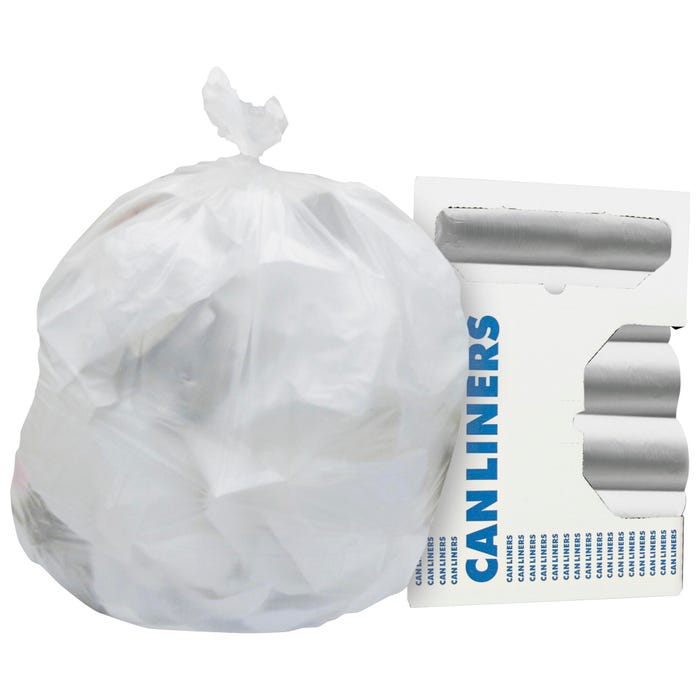 Heritage High Density Can Liners, 23 Gallon, 0.55 mil, Translucent, 25 Count, Case of 10