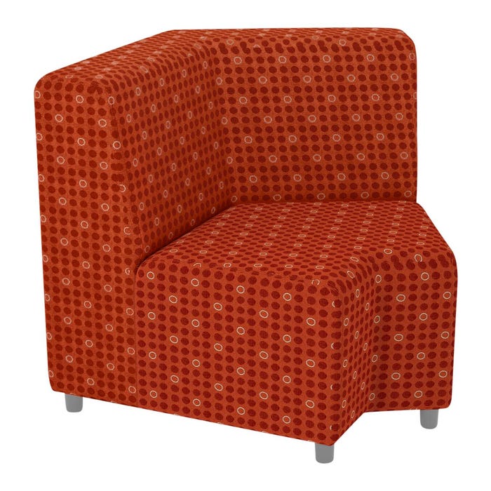 Classroom Select Soft Seating NeoLounge Loveseat with Inside 60-Degree Curve, 46 x 31 x 35 Inches